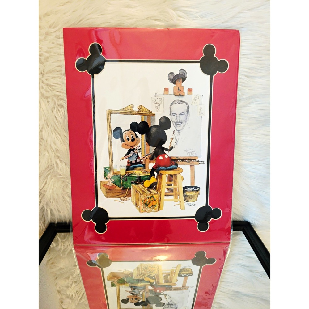 Disney Mickey Mouse Self Portrait Print/Poster by Charles Boyer - Read
